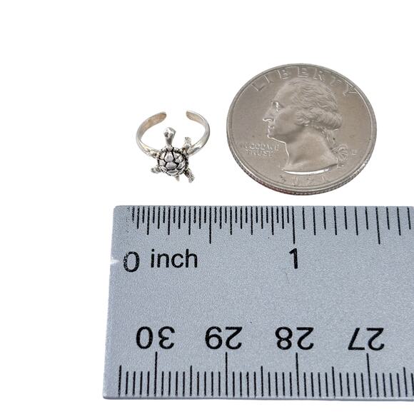 Turtle Ear Cuff | Vintage Sterling Silver 925 - Picture 8 of 9